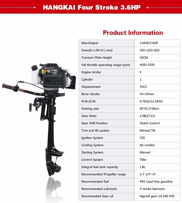 2026 New Arrive Best Quality 3 - Fishing Boat Outboard Motor review and price