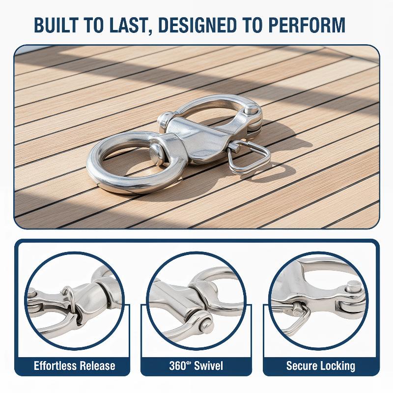 Marine Swivel Snap Shackle 316 - Fishing Boat Paddle review and price
