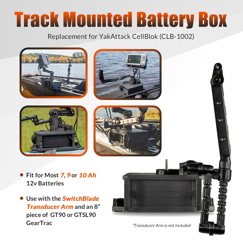 Track Mounted Battery Box for  - Fishing Boat Steering Wheel review and price